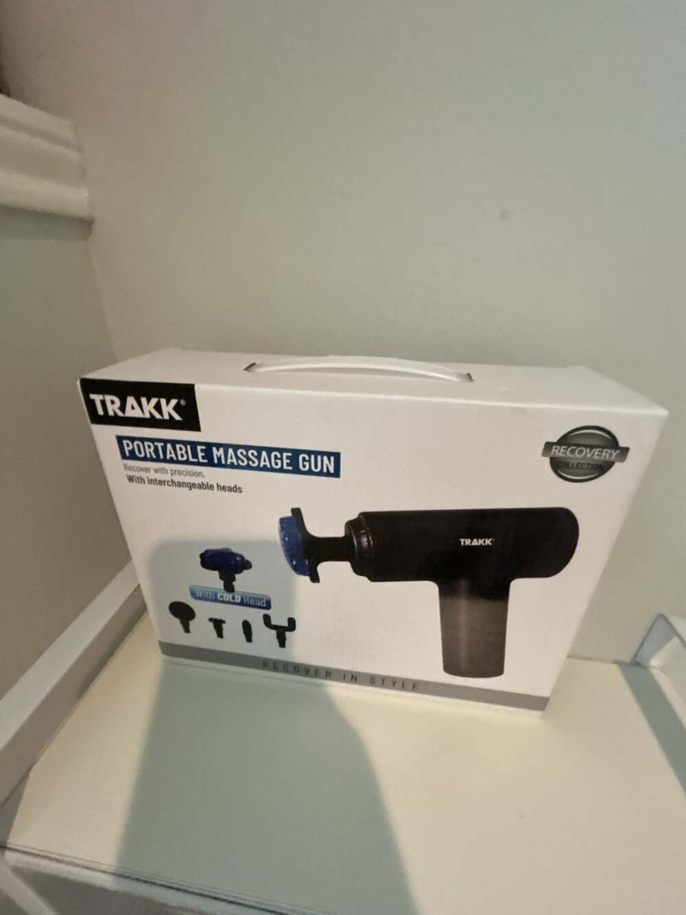TRAKK Portable Massage Gun with Interchangeable Heads Recovery Collection